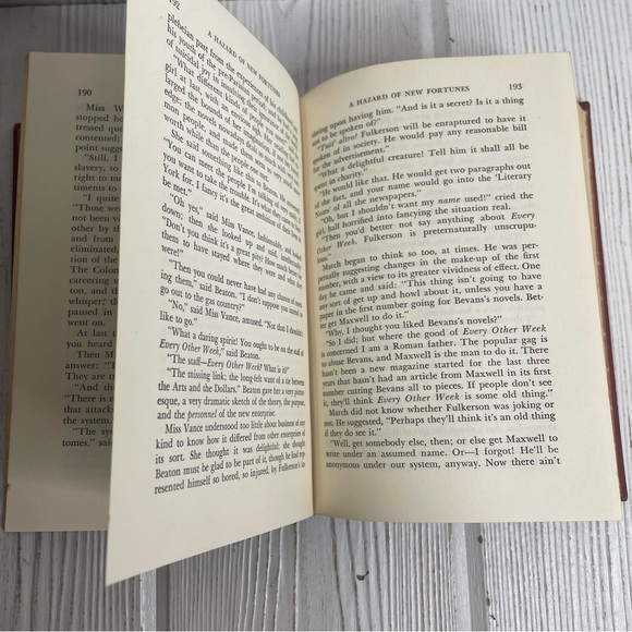 A Hazard of New Fortunes (William Dean Howells, 1952 HC) Everyman's Library - Picture 11 of 12